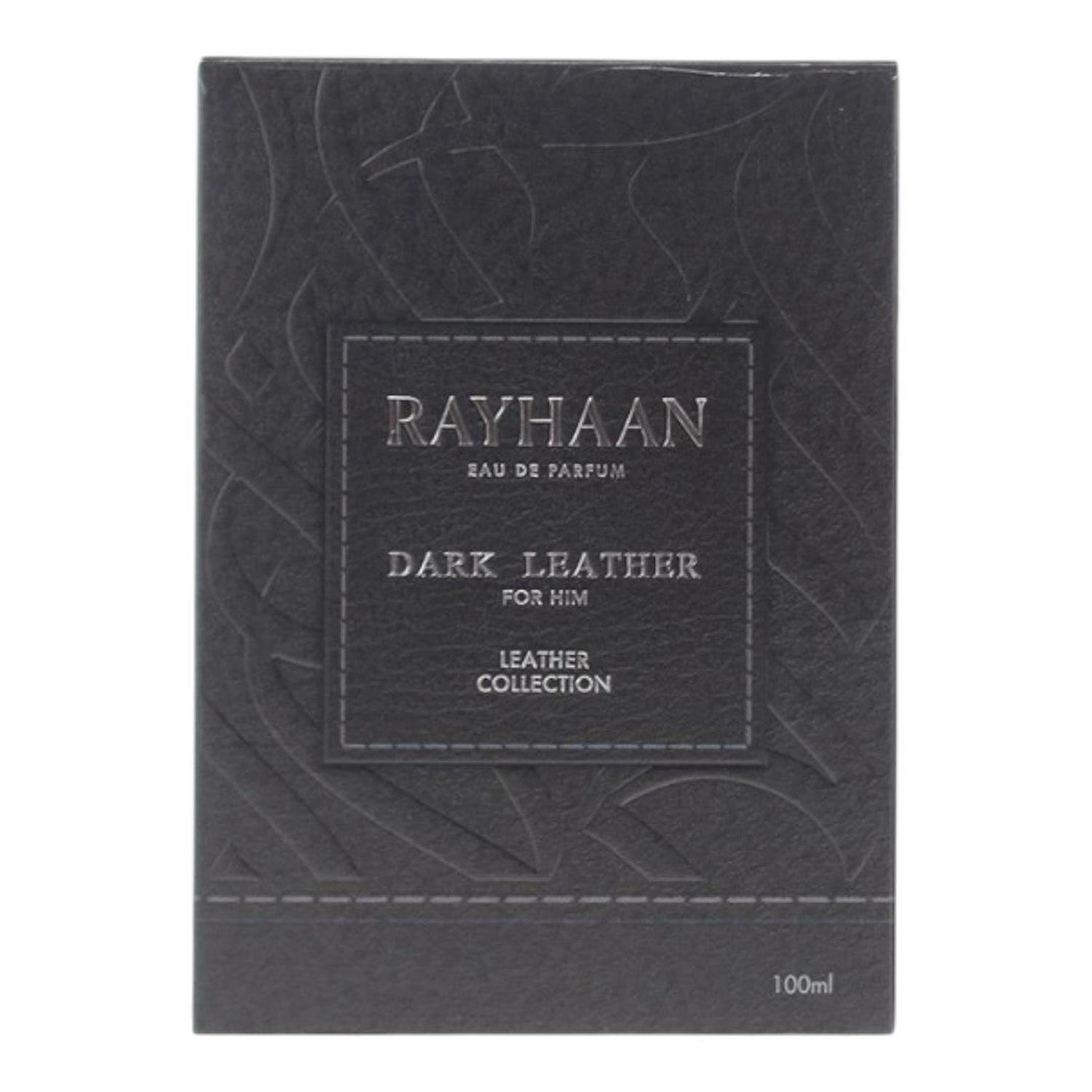 RAYHAAN DARK LEATHER FOR HIM LEATHER COLLECTION EDP 100 ML — imagen 2