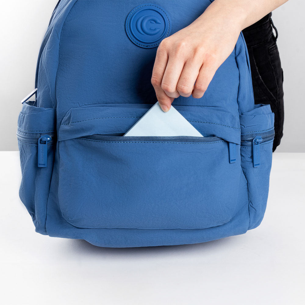 Mochila para Laptop 14" con Cangurera CoolCapital Canyon: Protección y Organización Total, Azul — imagen 3