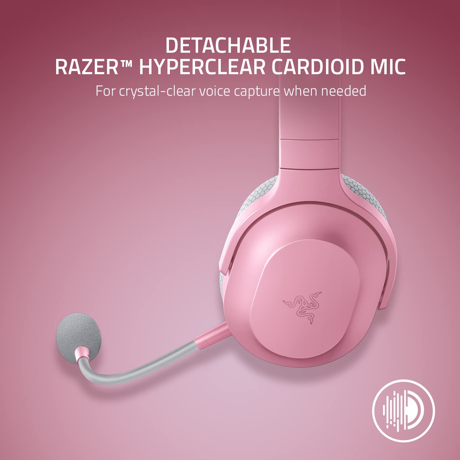 Audífonos Inalámbricos Razer Barracuda X (Rosa) - XBOX / PlayStation / Nintendo SWITCH / PC / Móvil — imagen 5