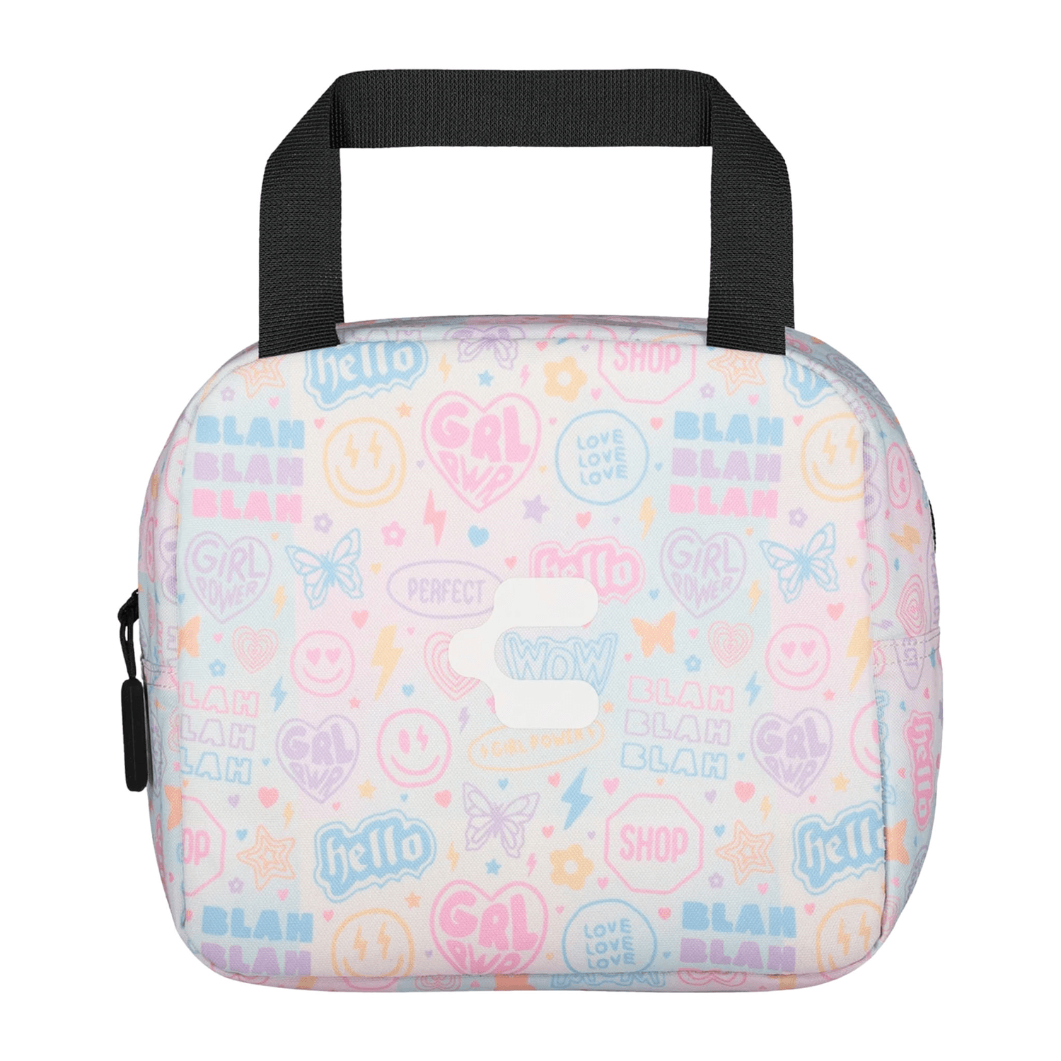 Mochila Charly Pastel Pop Niña Escolar Lonchera Blanco Infantil — imagen 3