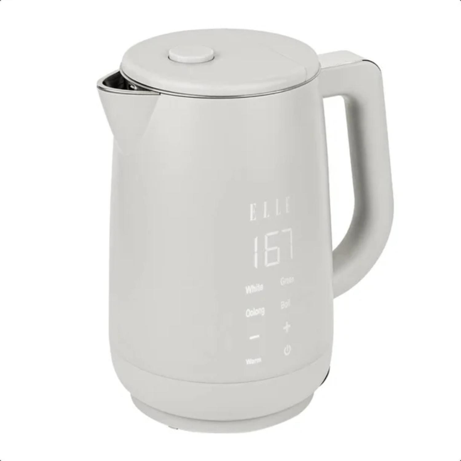 Hervidor Eléctrico Elle Digital Con Panel Táctil 1.7 L Blanco — imagen 1