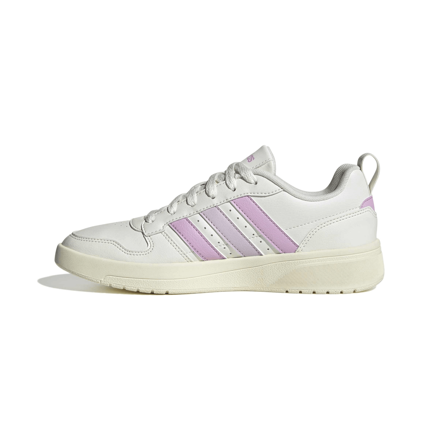 Tenis Adidas Courtwave Core Dama Crema Casual Cintas Mujer — imagen 5