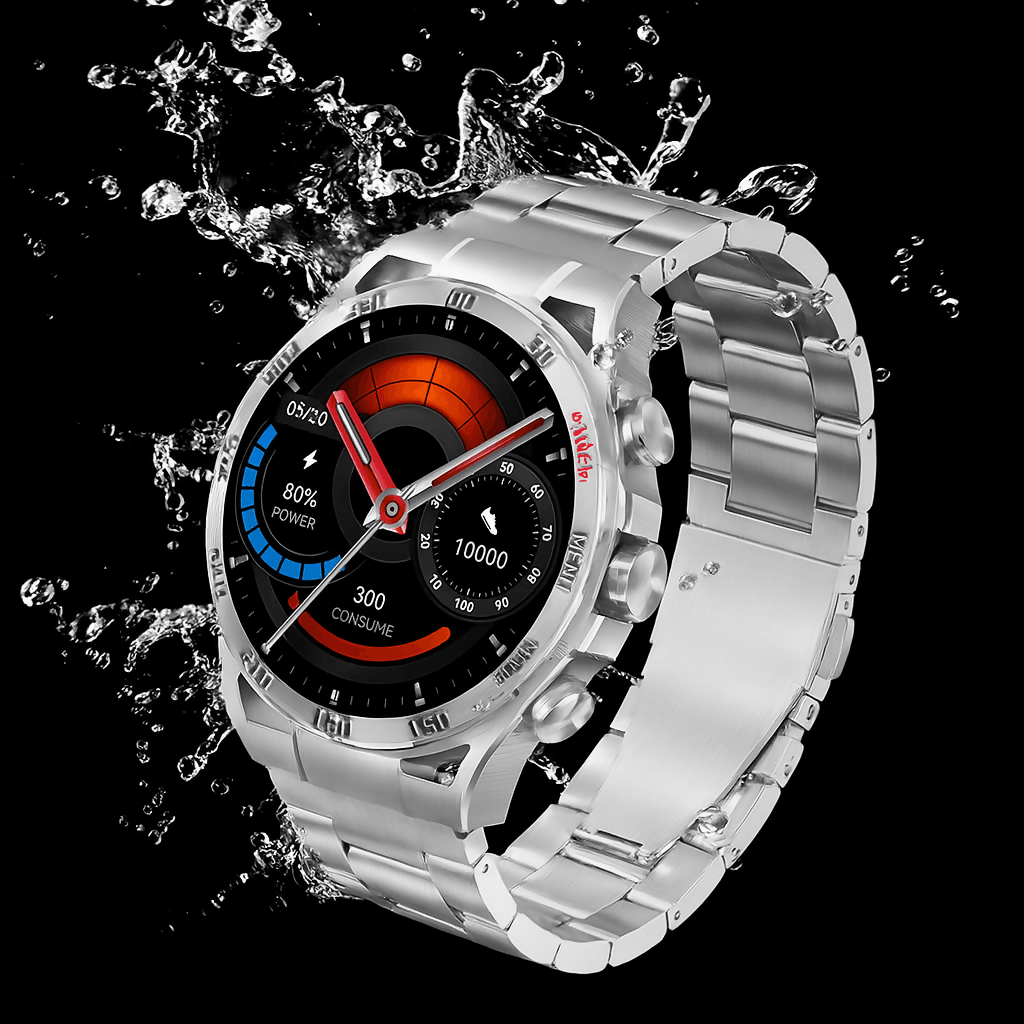 Smartwatch Filwans GTR Plata + Audífonos G-tide Future Pods Negro — imagen 5