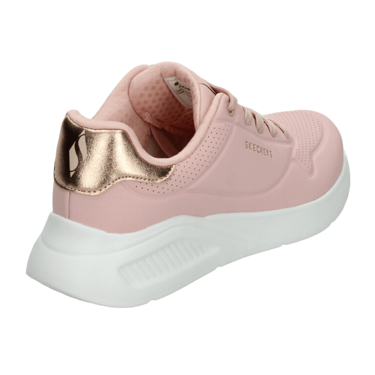 Tenis Skechers Street Uno Lite Dama Casual Rosa Mujer — imagen 3