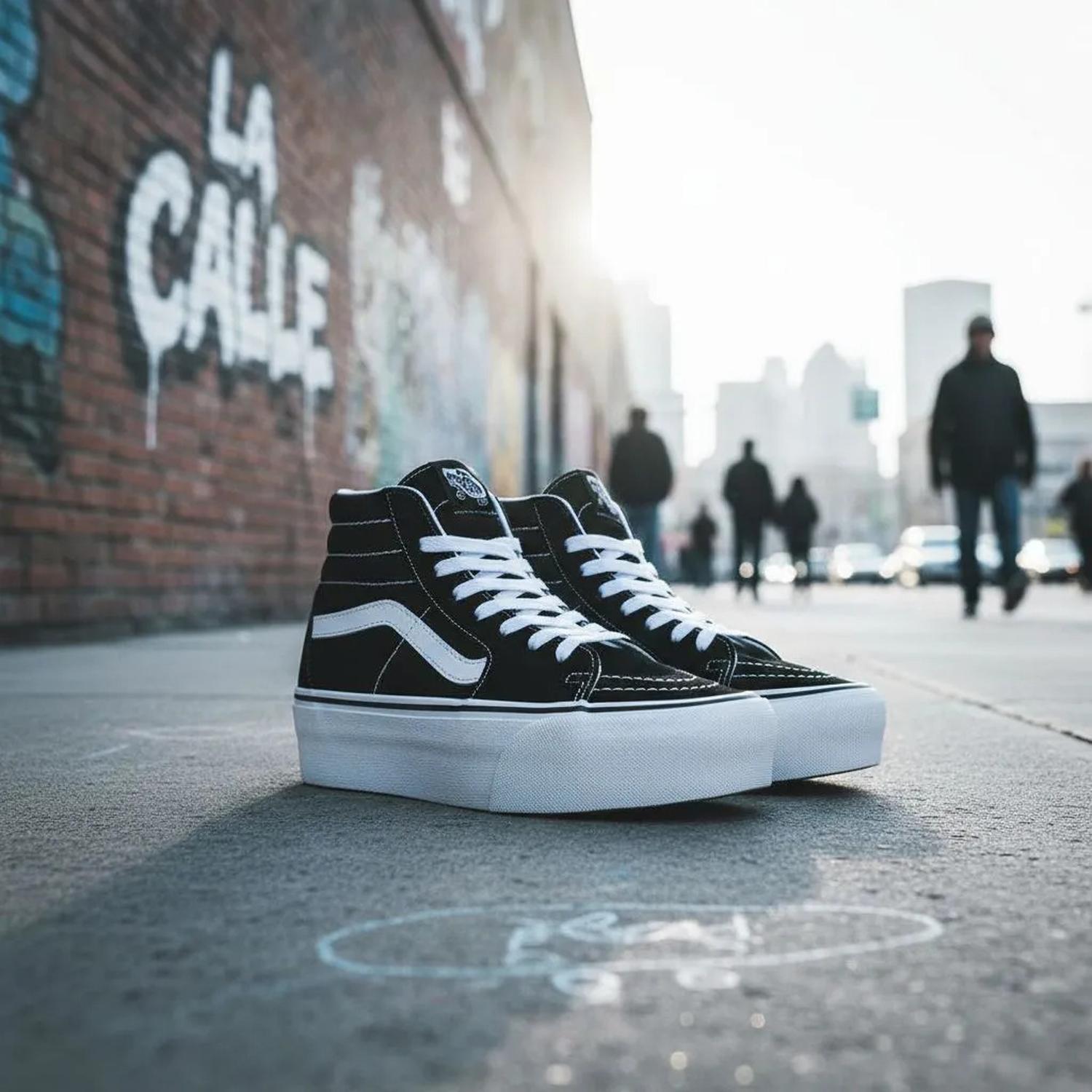 Tenis Vans Latino Dama Skate Hi Tapered Stackform 1088654 — imagen 1