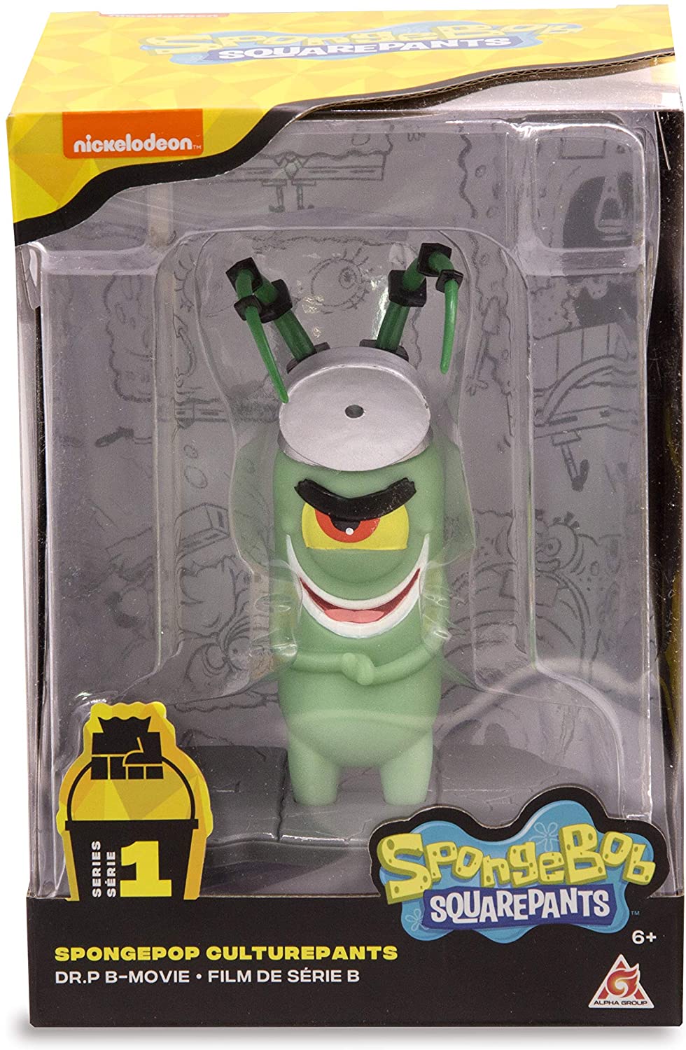 Figura Alpha Group Nickelodeon Sponge Bob - Doctor Plankton — imagen 4