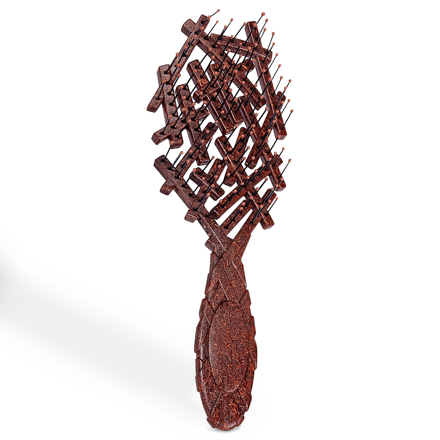 Cepillo de Cabello Ecologico Coco Cerdas Anti-Enredos Amigable con el Medio Ambiente Timco COCO5448 — imagen 2