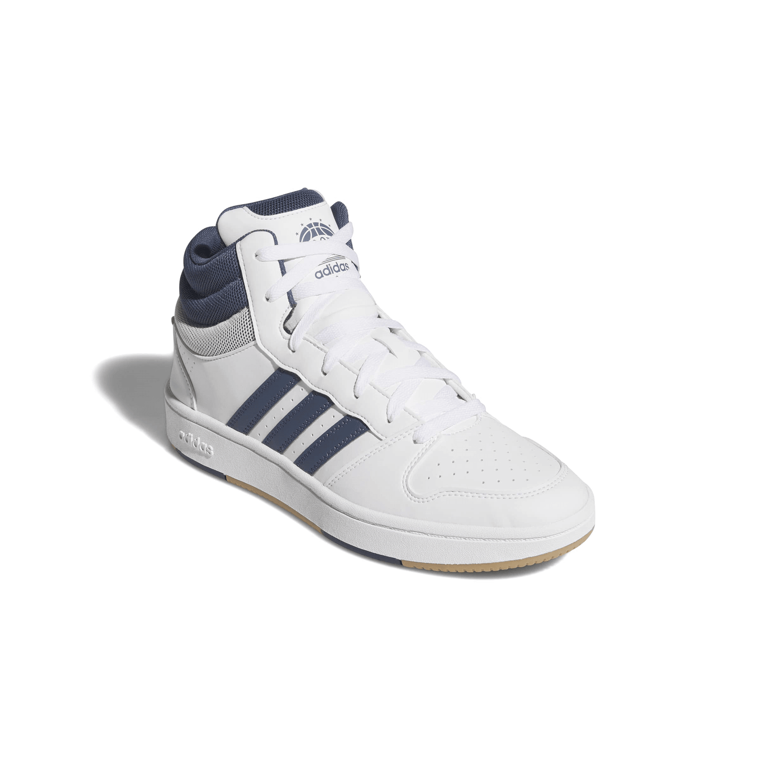 Tenis Adidas Hoops Mid Classic Hombre Casual Blanco Caballero — imagen 2