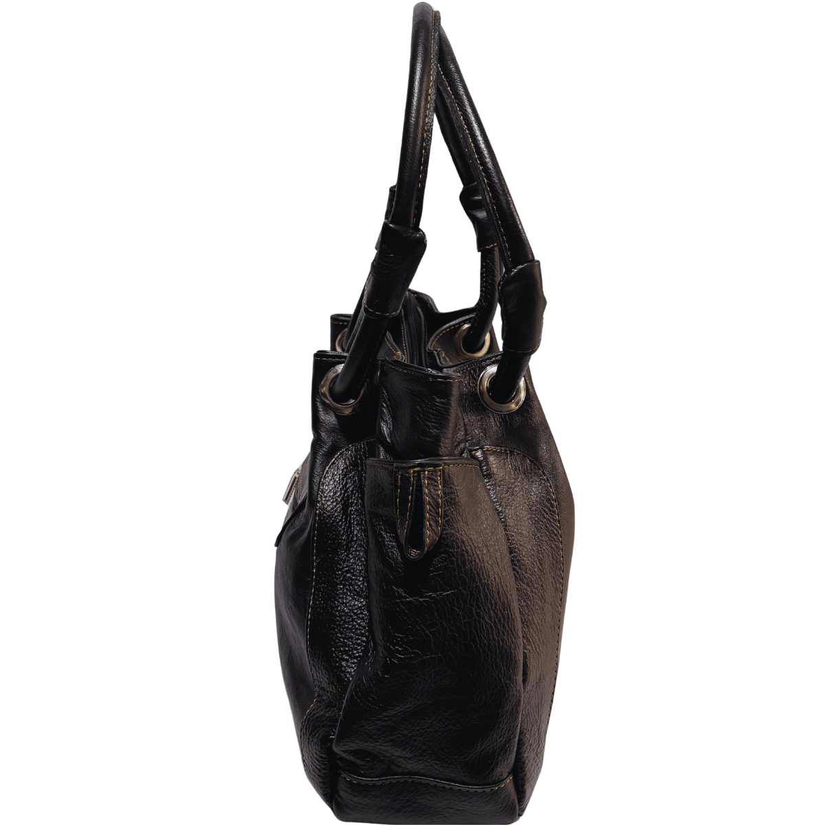 Bolsa De Piel Cuero Genuino Para Mujer Tendencia De Moda Ale — imagen 7
