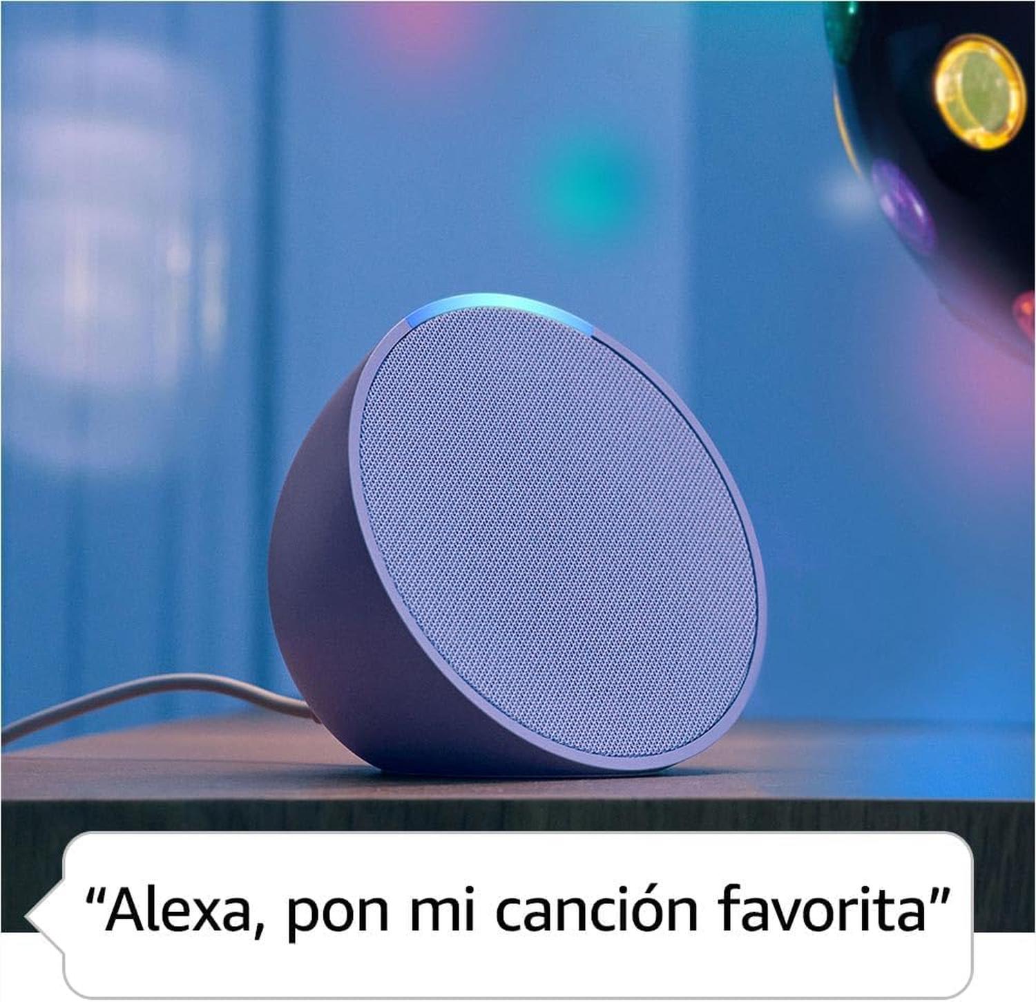 Amazon Echo Pop Negro Bocina Inteligente con Alexa — imagen 7