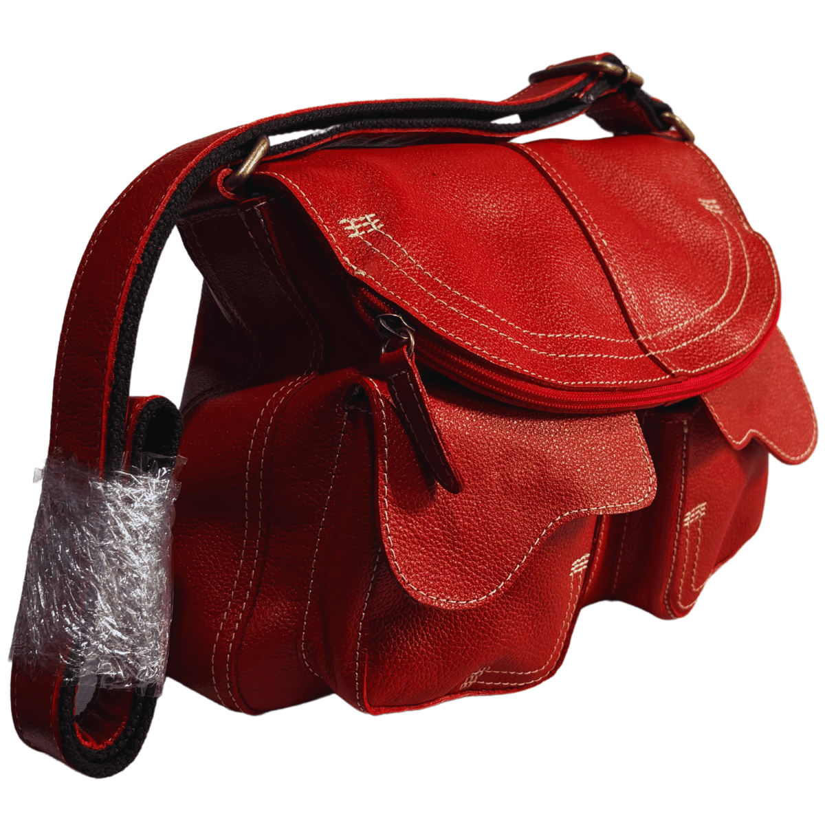 Mariconera De Piel Original Flotter Para Mujer Maya — imagen 4