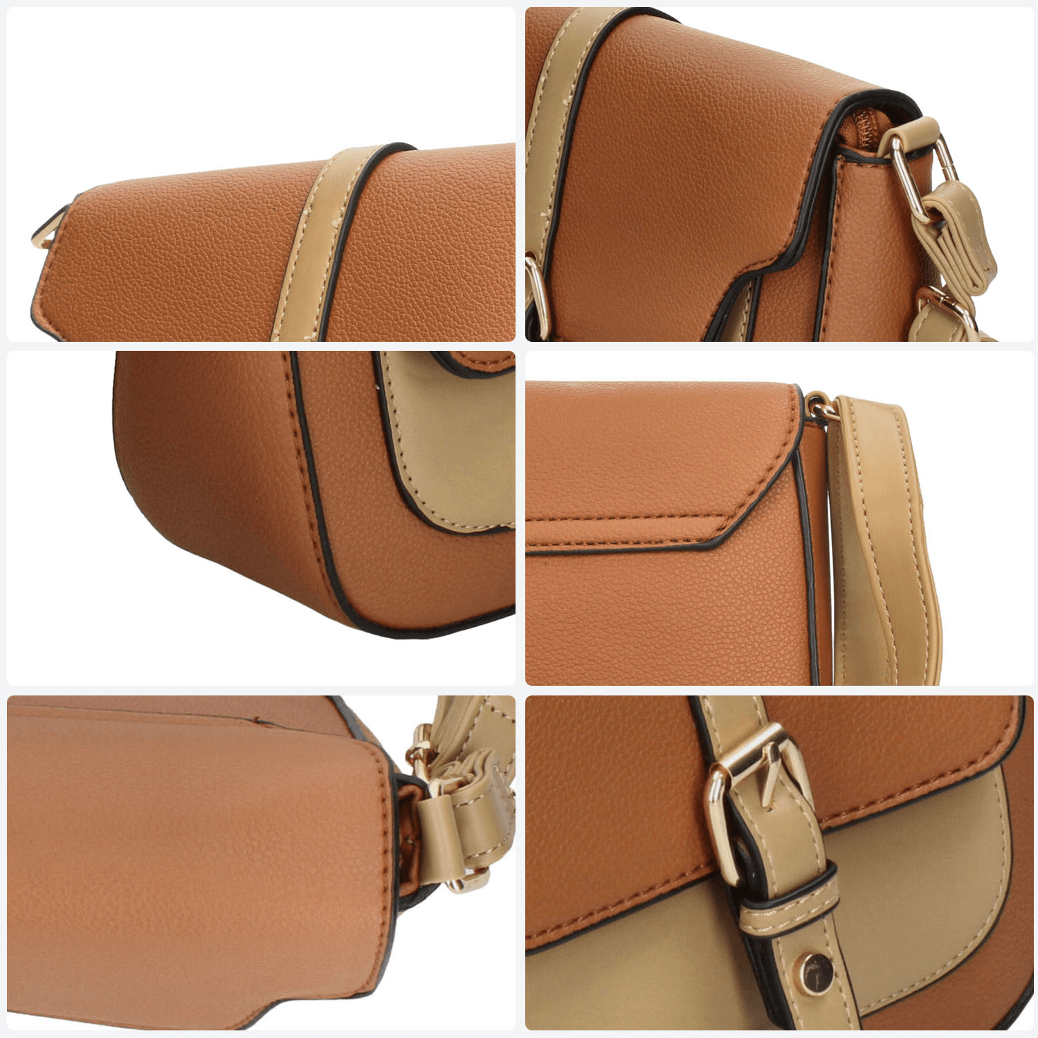 Bolsa Abisai Handbags Dama Casual Café Mujer — imagen 4