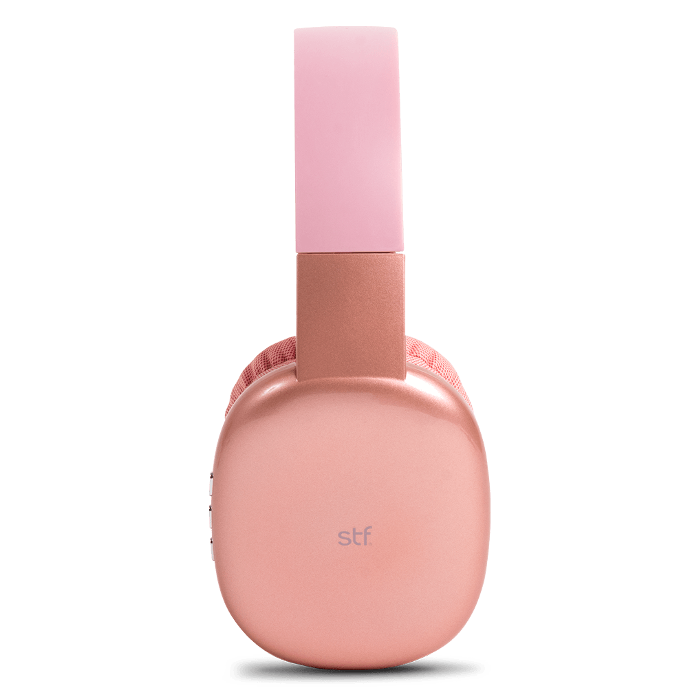 Audífonos inalámbricos On Ear STF Aurum 10hrs Uso Rosa — imagen 5