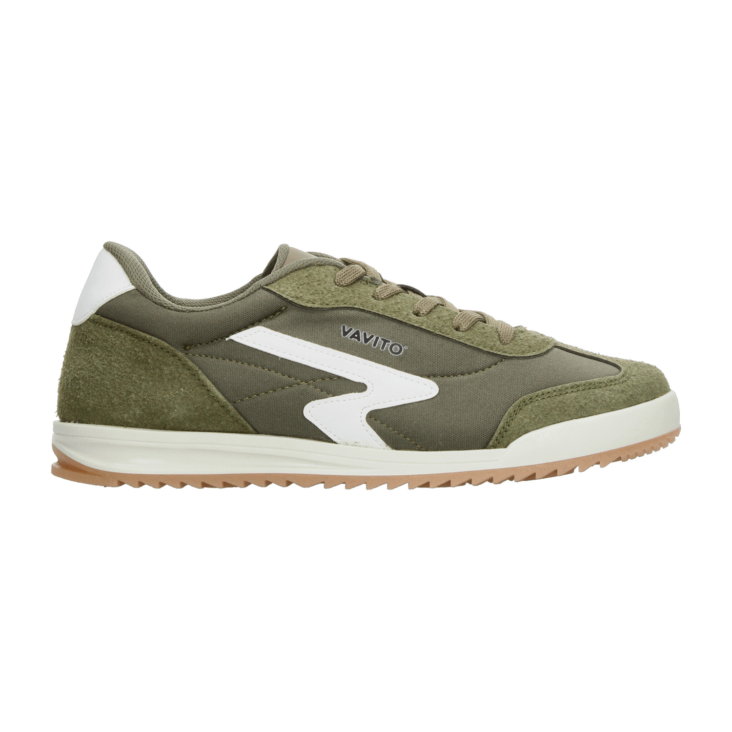 Tenis Vavito Hombre Casual Diario Cintas Ajustables Cómodo Verde Caballero — imagen 1