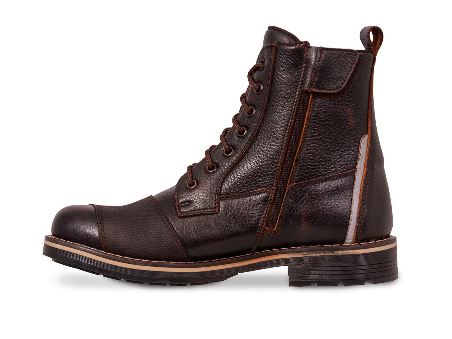 Bota Hombre Moto Biker Casual Workland 89500 Brush Miel — imagen 5