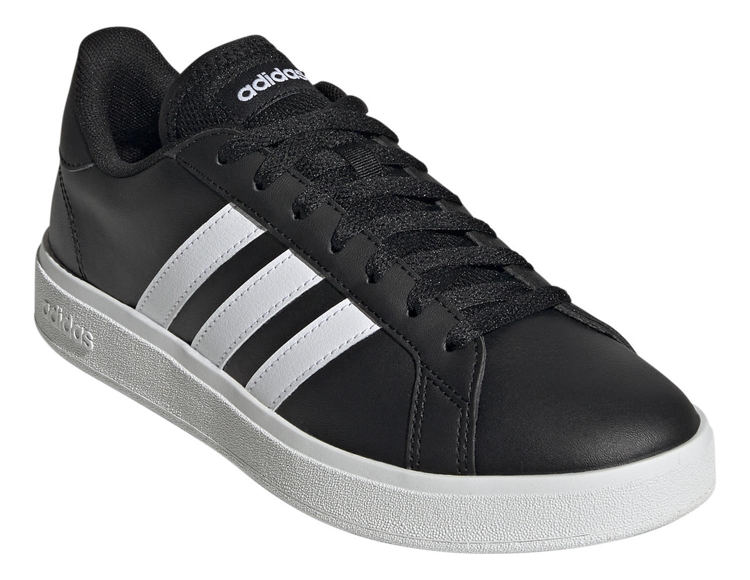 Tenis Dama Adidas Grand Court Negro Con Blanco Casual Mujer — imagen 4