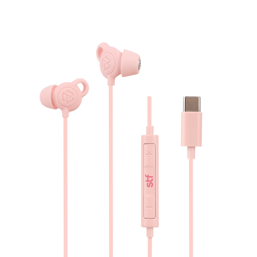 Audifonos alámbricos In-Ear STF Gravity: Tipo C, Micrófono, Rosa — imagen 6