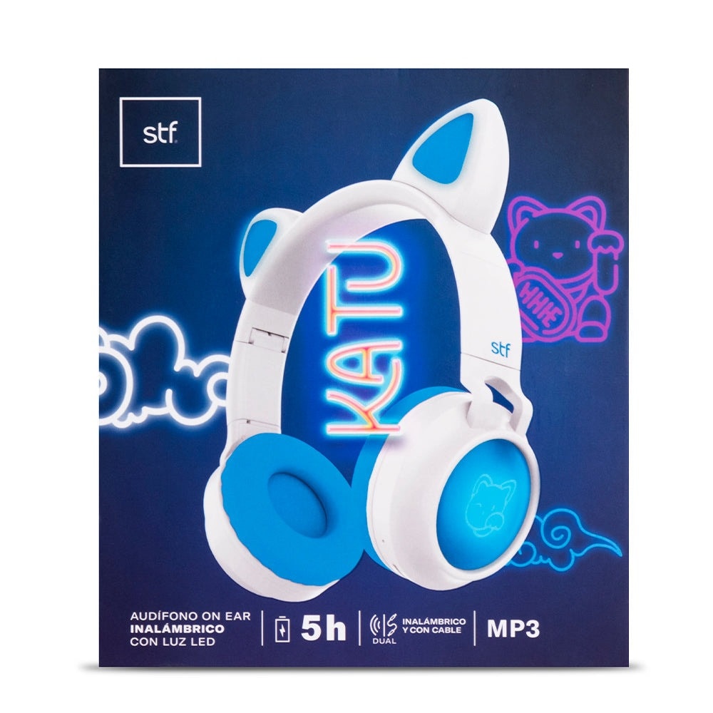 Audífonos Inalámbricos On Ear Katu STF 5hrs Uso Blanco — imagen 9