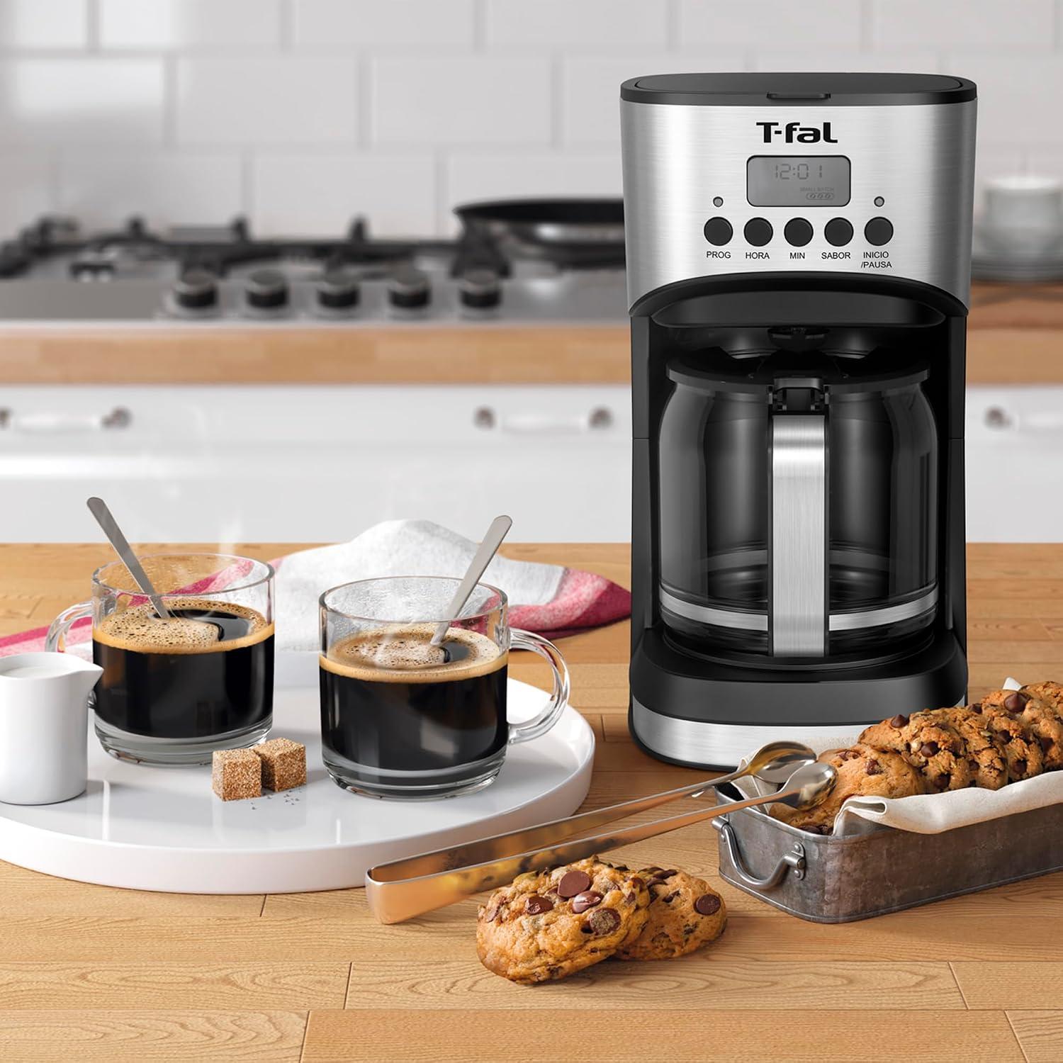Cafetera Programable T-Fal CM771D55 1.8 L 14 Tazas — imagen 3