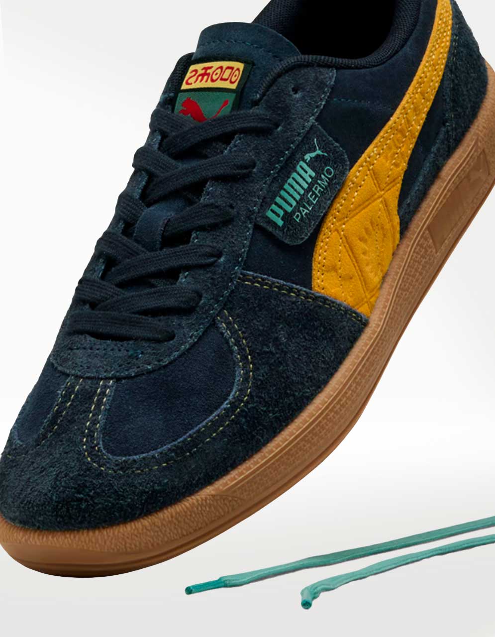 Tenis Puma Palermo Road To Unity Negro - Mujer — imagen 4
