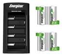 Cargador de Pilas Energizer Mini + 4 Baterías D Recargables