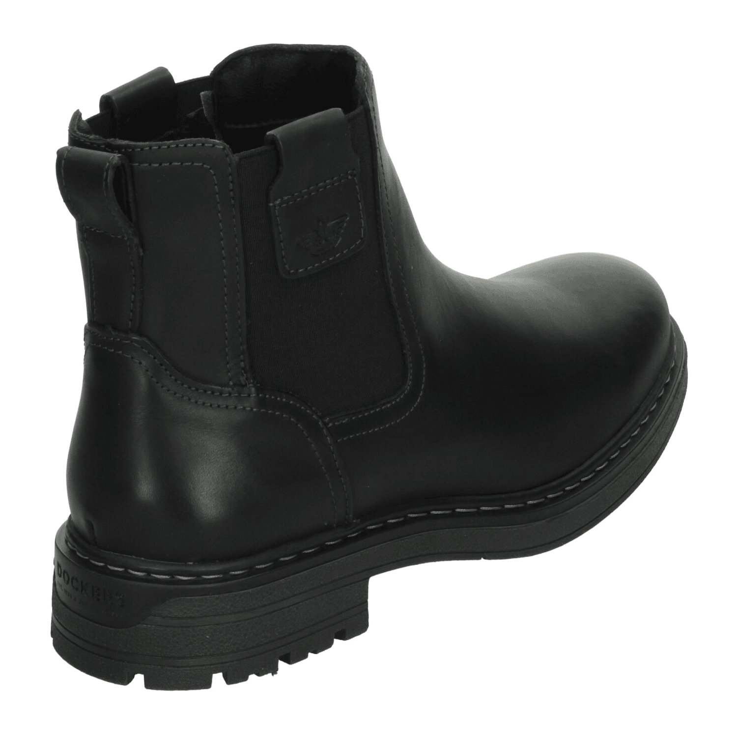 Bota Dockers Hombre Casual Chelsea Cómodo Negro Caballero — imagen 3