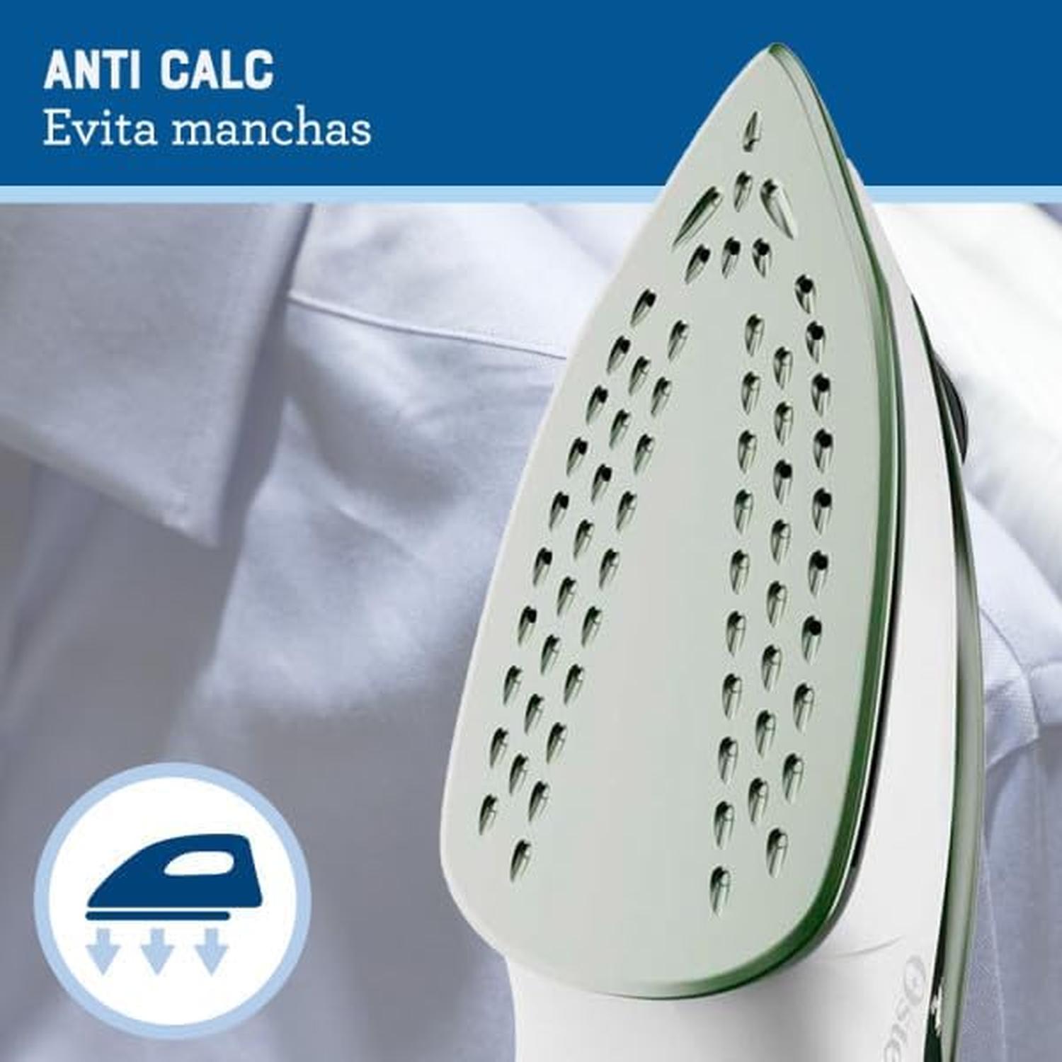 Plancha de Vapor Oster GCSTBS3803-13 Ligera con Suela Antiadherente Verde — imagen 4