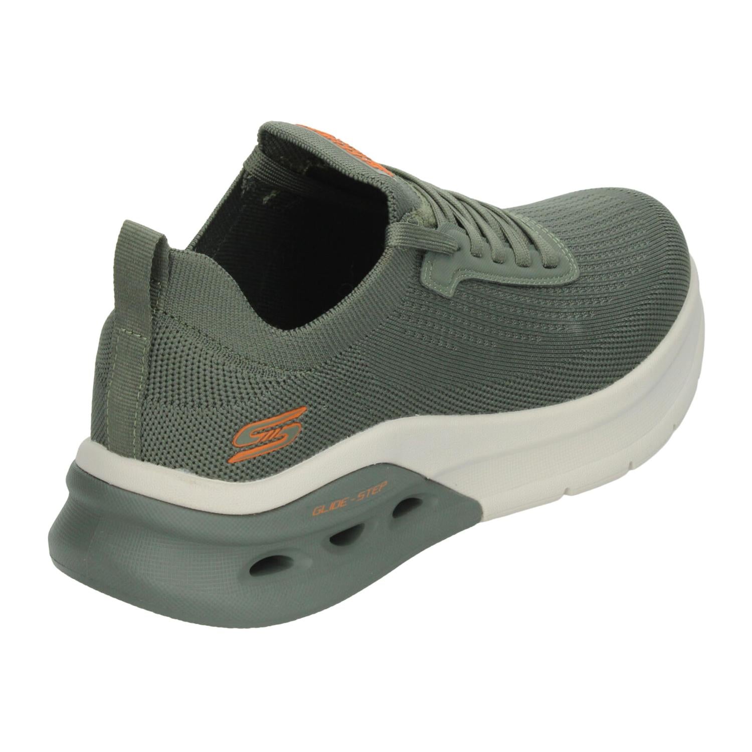 Tenis Hombre Skechers Arc Waves 2.0 Verde Deportivo Caballero — imagen 4