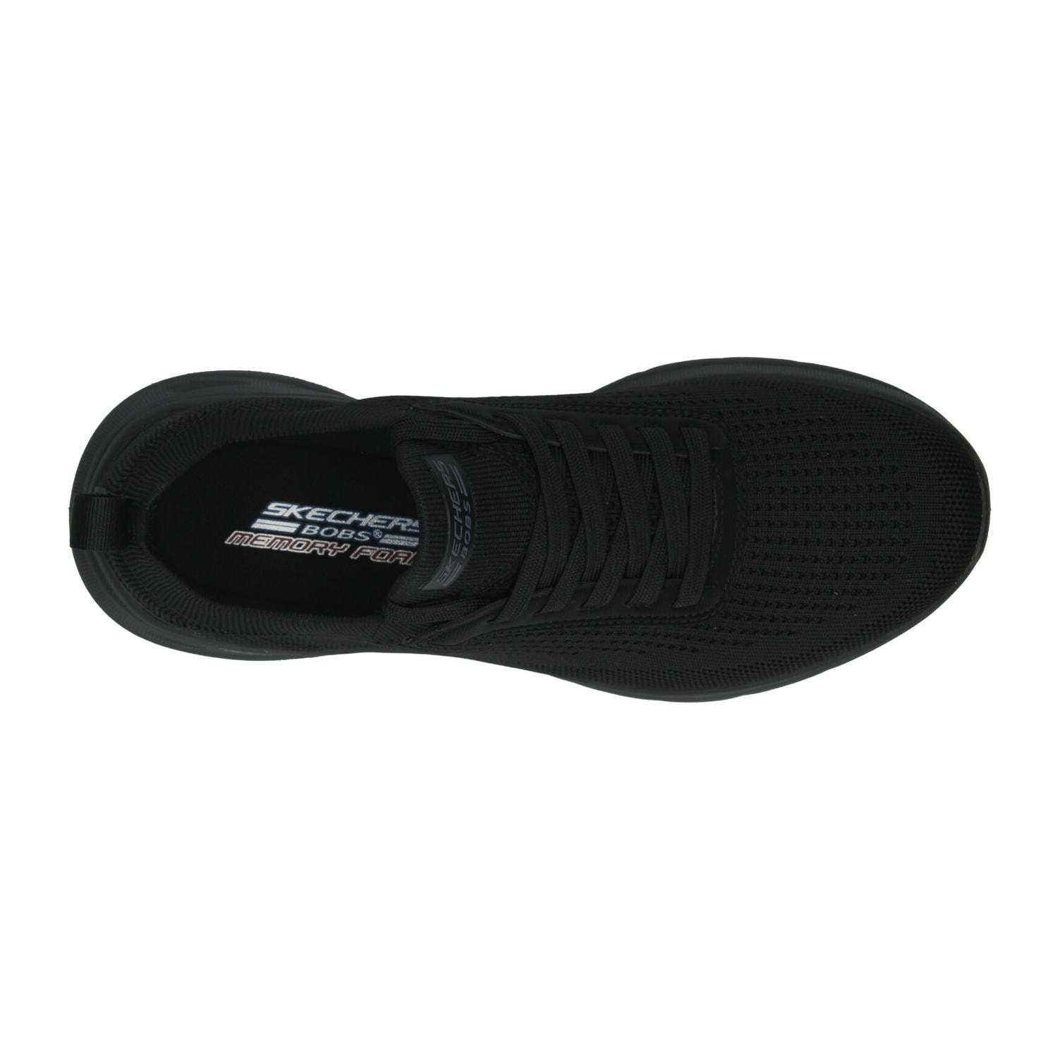 Tenis Skechers Bobs Hombre Deportivo Negro Caballero — imagen 8