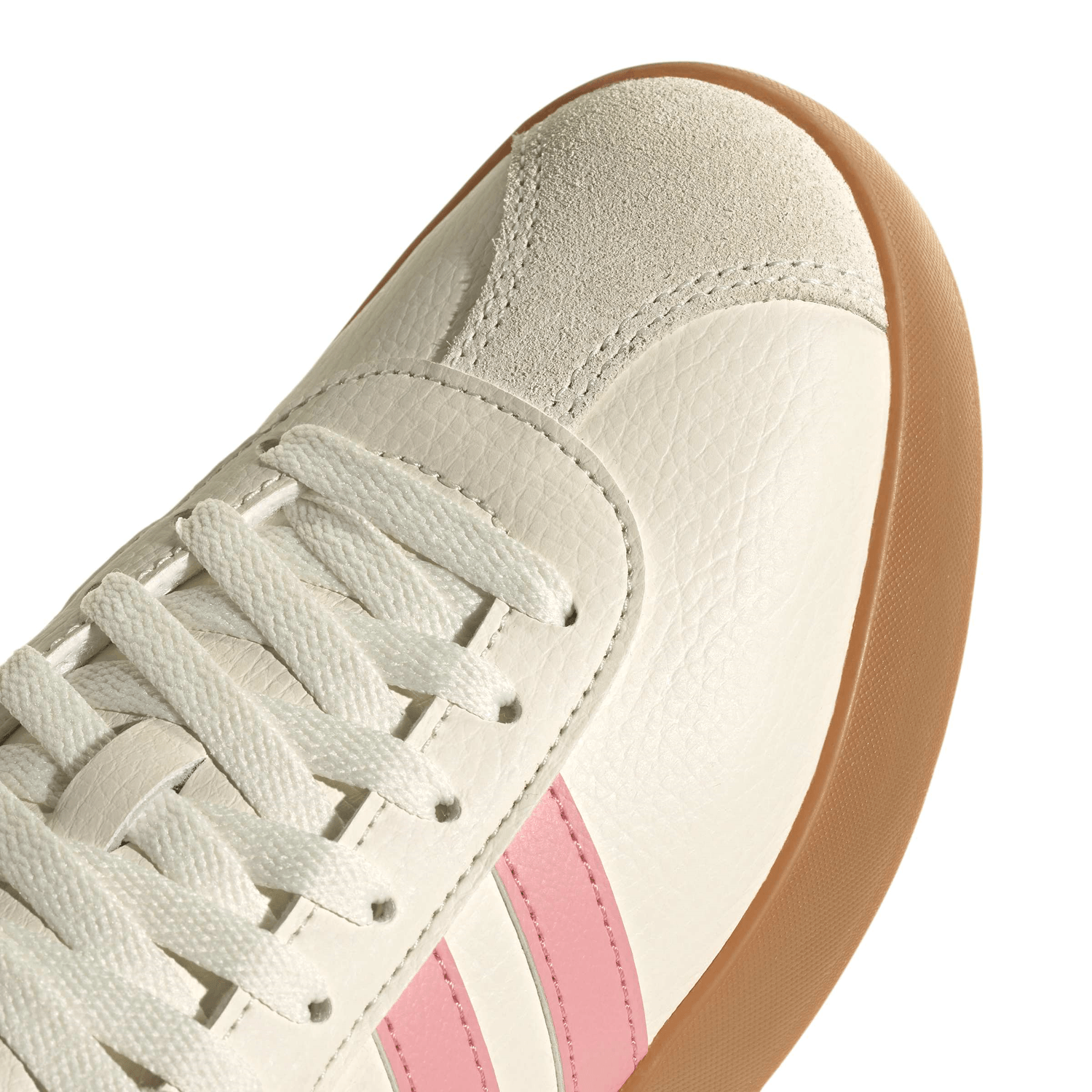 Tenis Adidas VL Court 3.0 Dama Off White Casual Cintas Mujer — imagen 6
