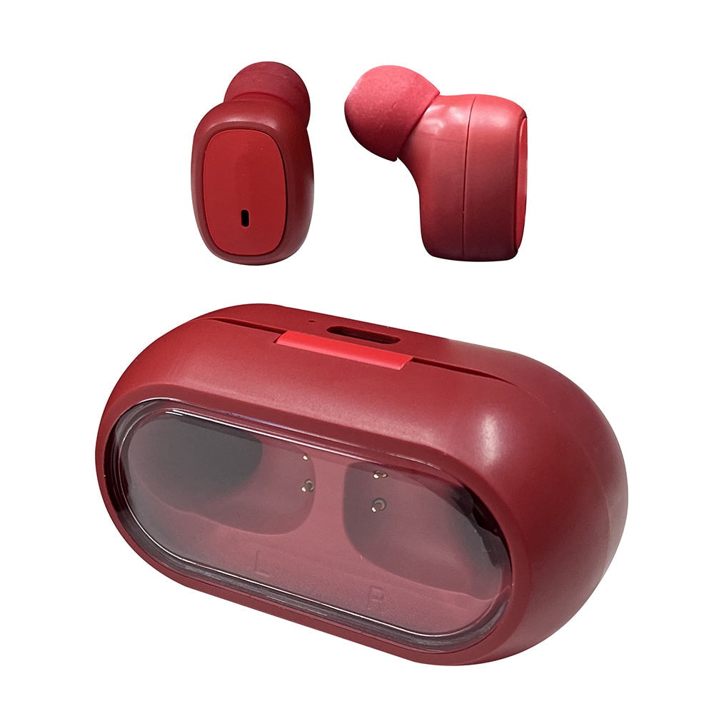 Audífonos Inalámbricos Tws Dux T2GO 3hrs Uso Micrófono Tinto — imagen 3