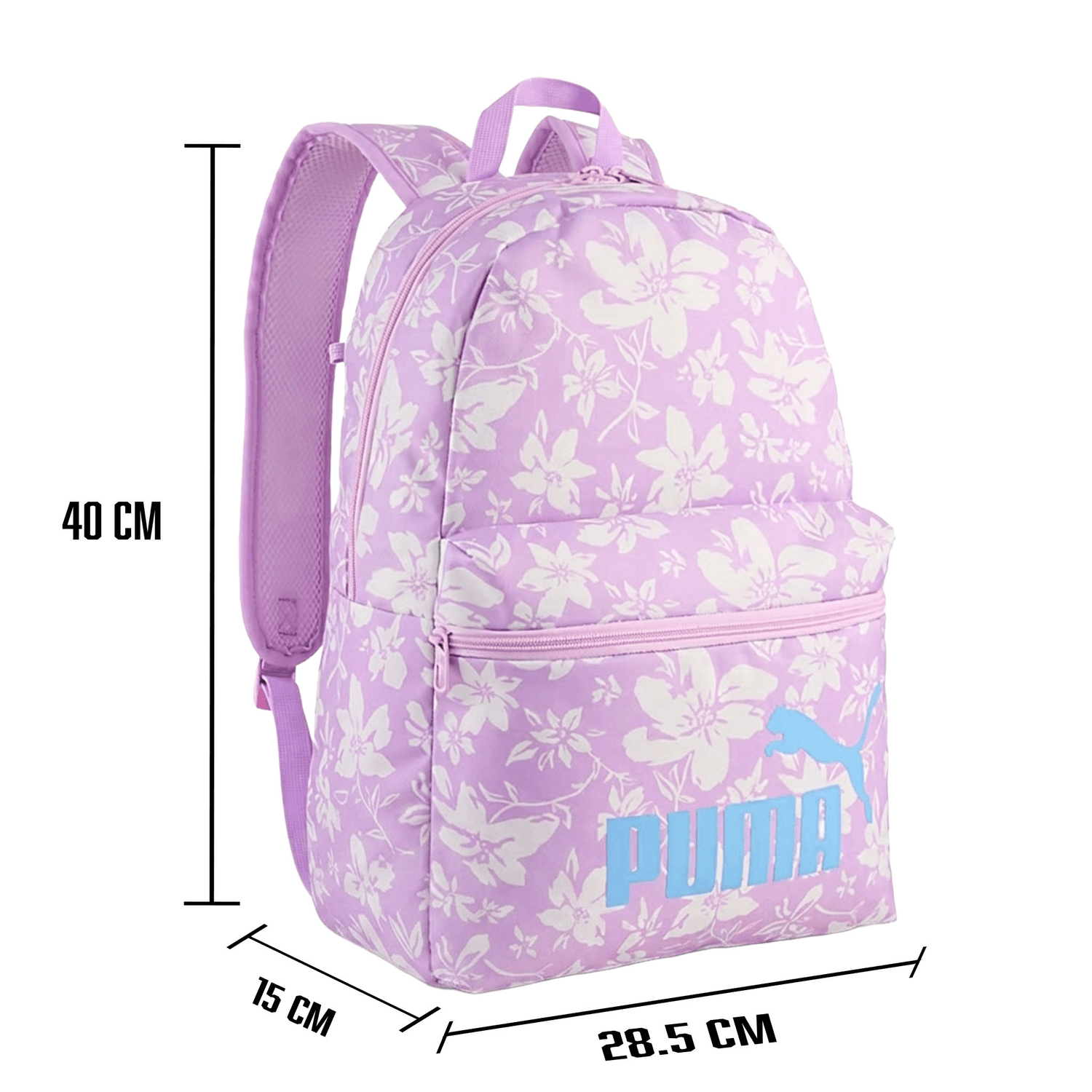 Mochila con lapicera Dama Puma Phase Lila Escolar Mujer 20L — imagen 6