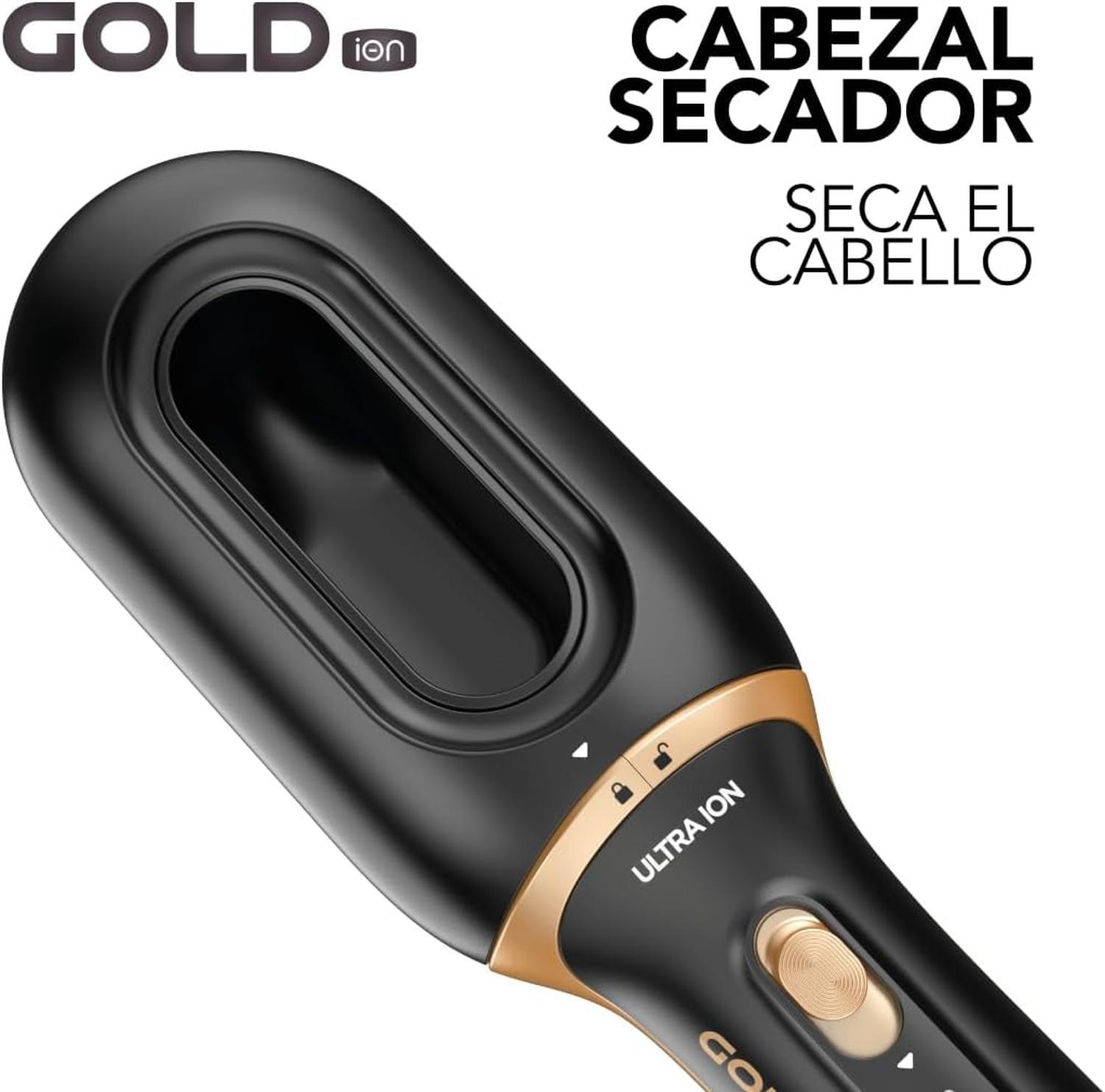 Combo Plancha Pelo CP14 Gold + Cepillo Multimod Gold 3D GAMA — imagen 9