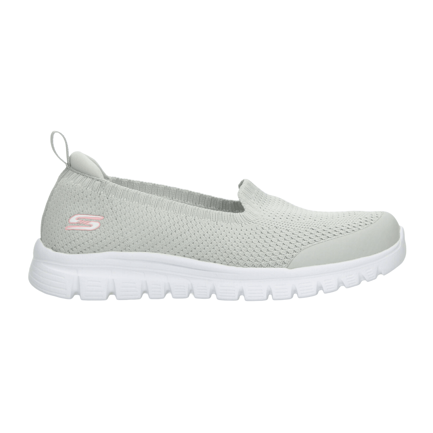 Tenis Skechers Graceful Dama Gris Deportivo Slip On Mujer — imagen 2