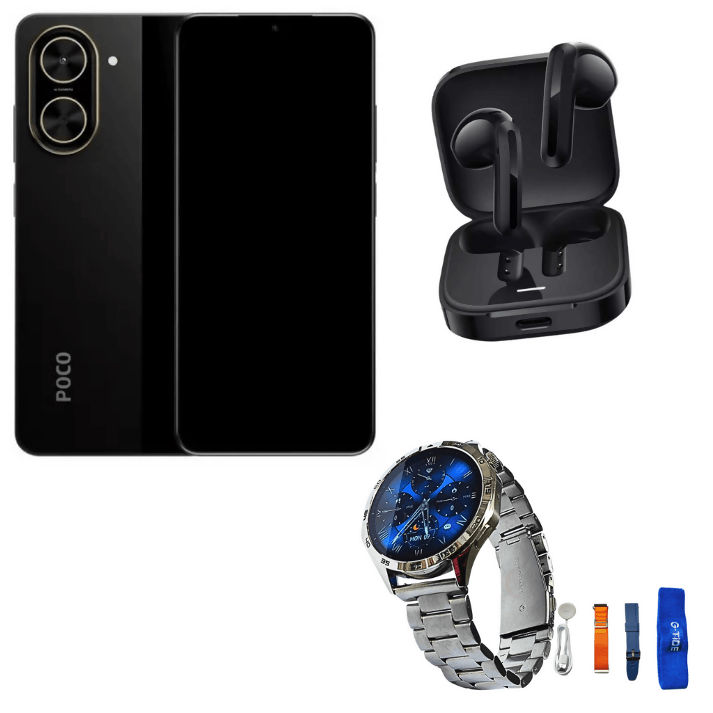 Xiaomi Poco C71 128gb Rom/4gb Ram + Buds 6 Active + Smartwatch G-Tide Power — imagen 2