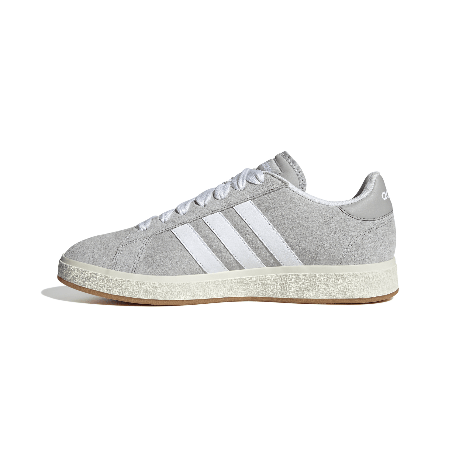 Tenis Adidas Grand Court Hombre Casual Gris Caballero — imagen 4
