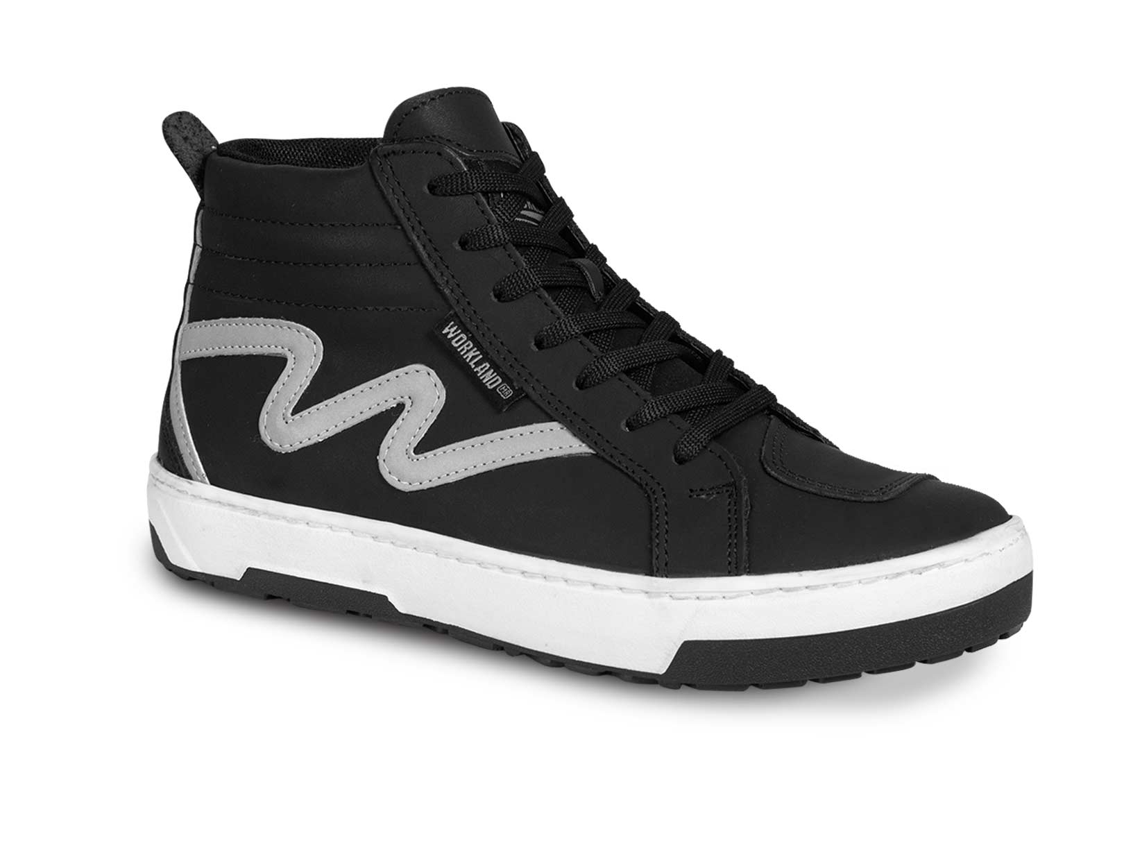 Tenis motociclista hombre botin biker WKL 80206 Negro — imagen 9