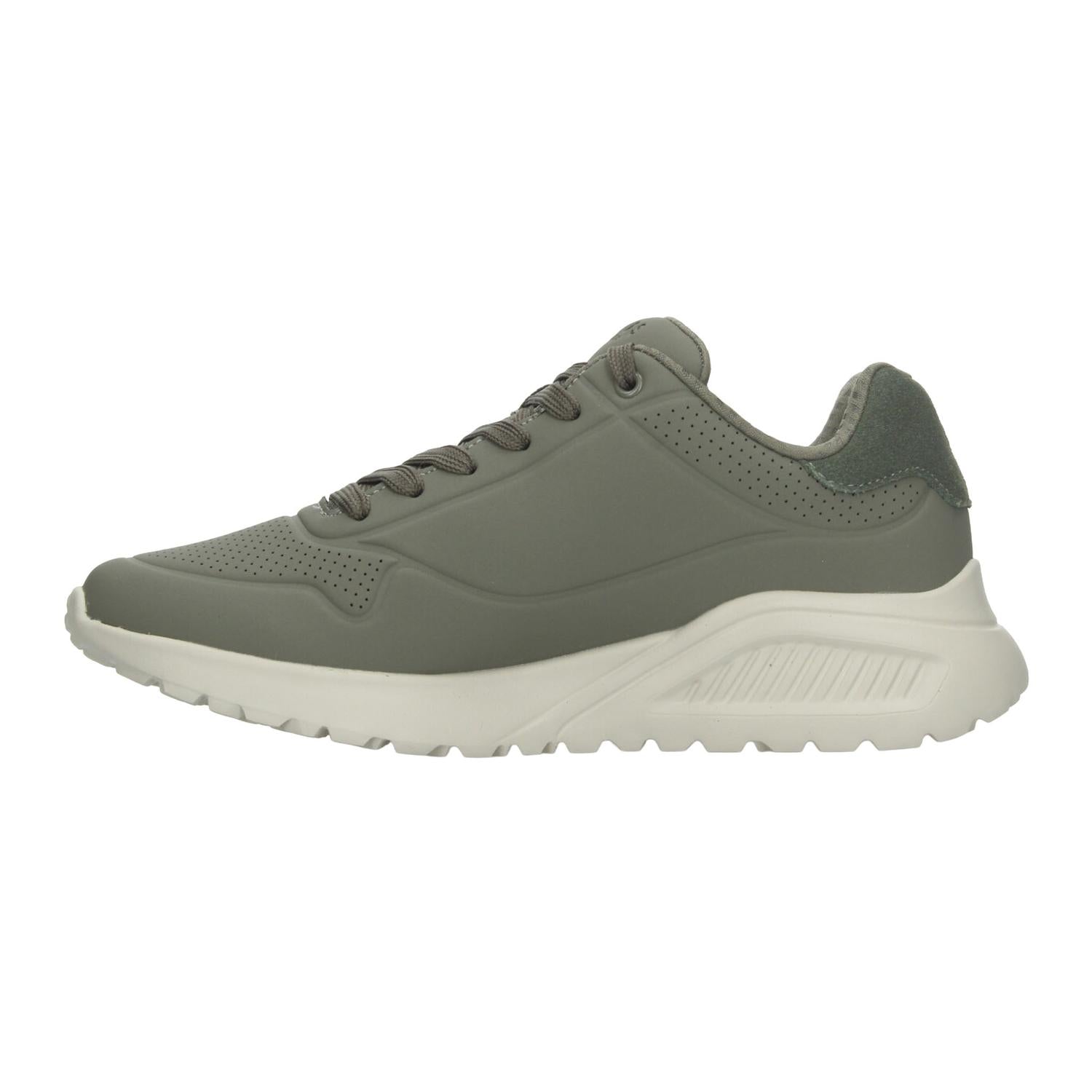 Tenis Hombre Skechers Uno Verde Oliva Casual Caballero — imagen 6