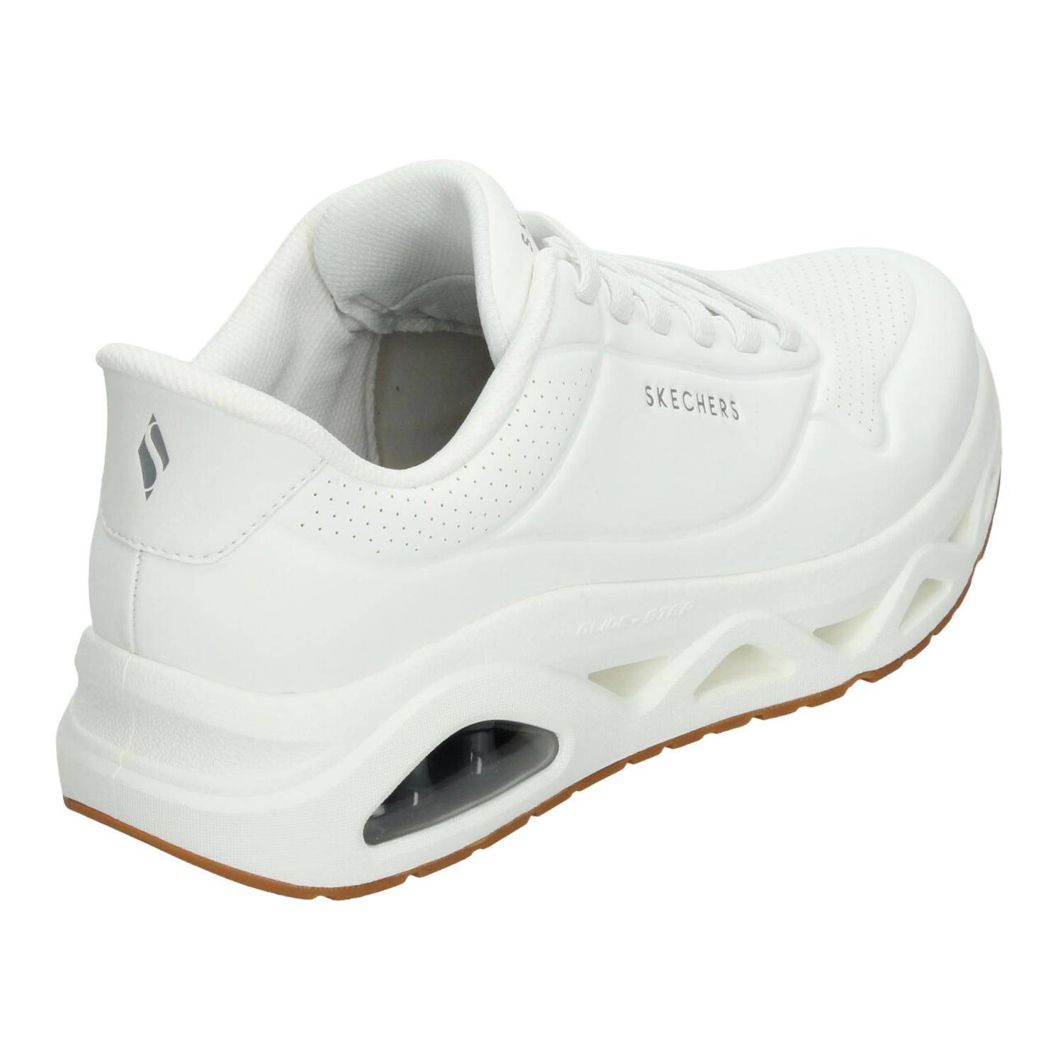 Tenis Skechers Uno Glide-Step Hombre Casual Blanco Caballero — imagen 3