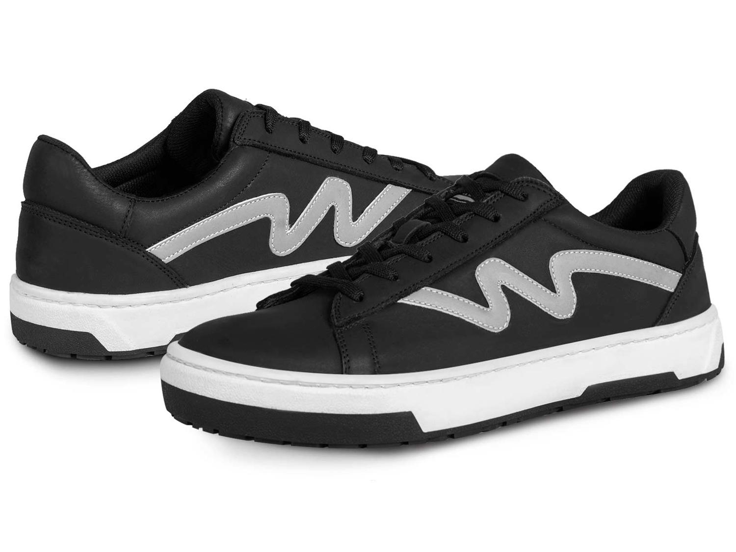 Tenis motociclista hombre moto biker WKL 80204 Negro — imagen 1