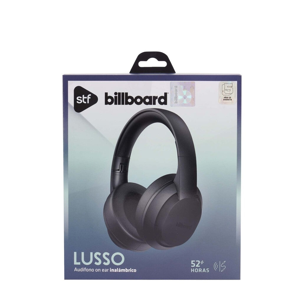 Audifonos Inalambricos On Ear Lusso STF - Billboard 52hrs Uso Negro — imagen 8