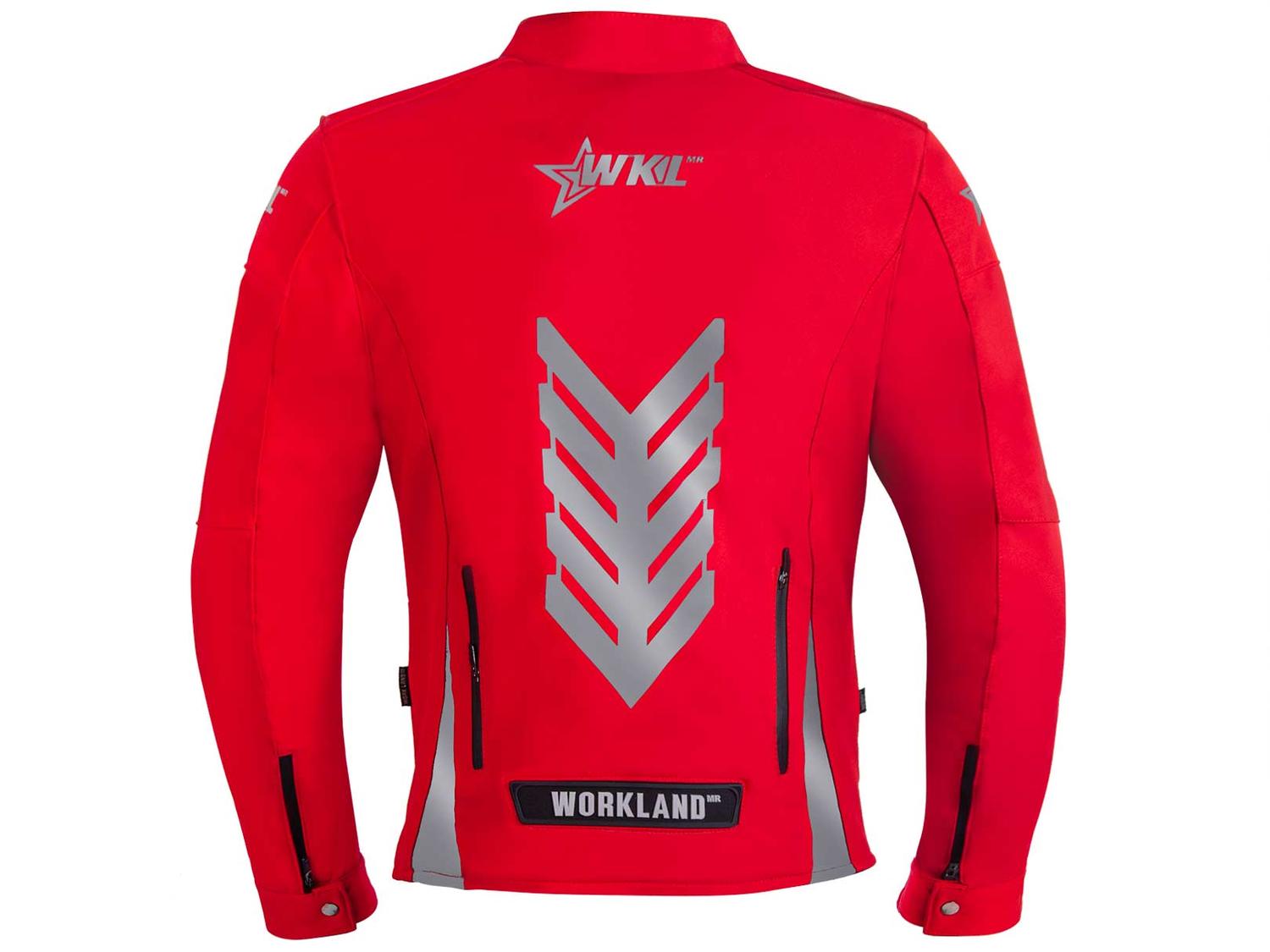 Chamarra Moto Hombre Impermeable Biker Protecciones Wkl 65R — imagen 3