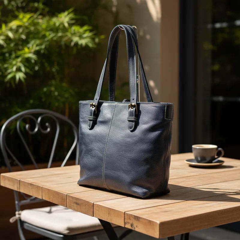 Bolsa Tote De Dama De Piel Resistente Original Fiona — imagen 9