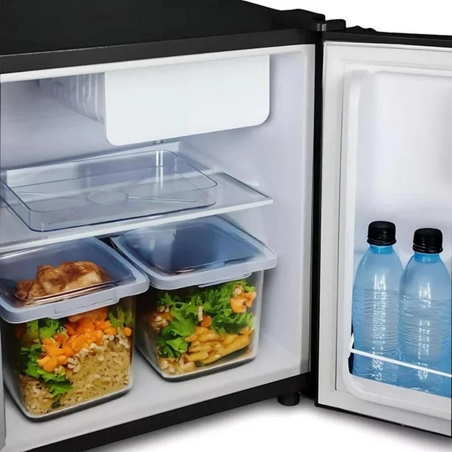 FRIGOBAR CUORY SHTFB46LN DE 1.6 PIES DE 46L 127V NEGRO — imagen 2