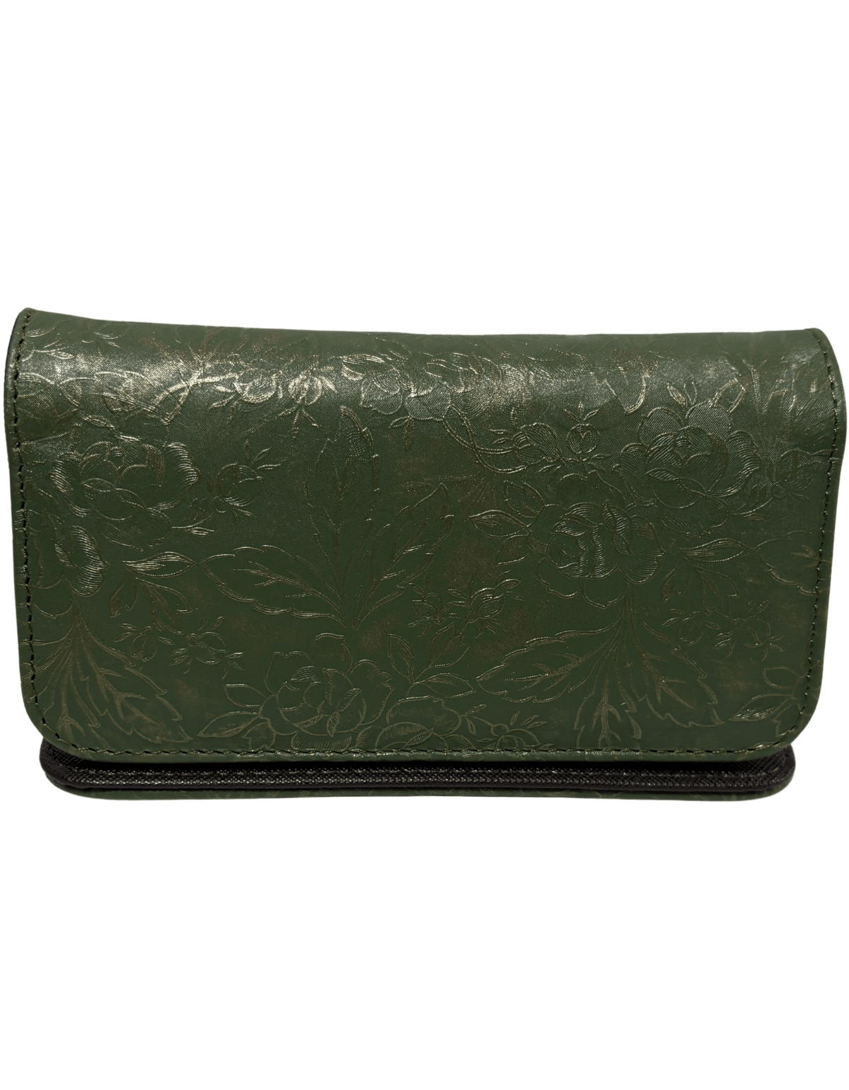 Cartera De Dama Piel Legitima Genuina Ternera Grabada Pequeña Mini — imagen 16