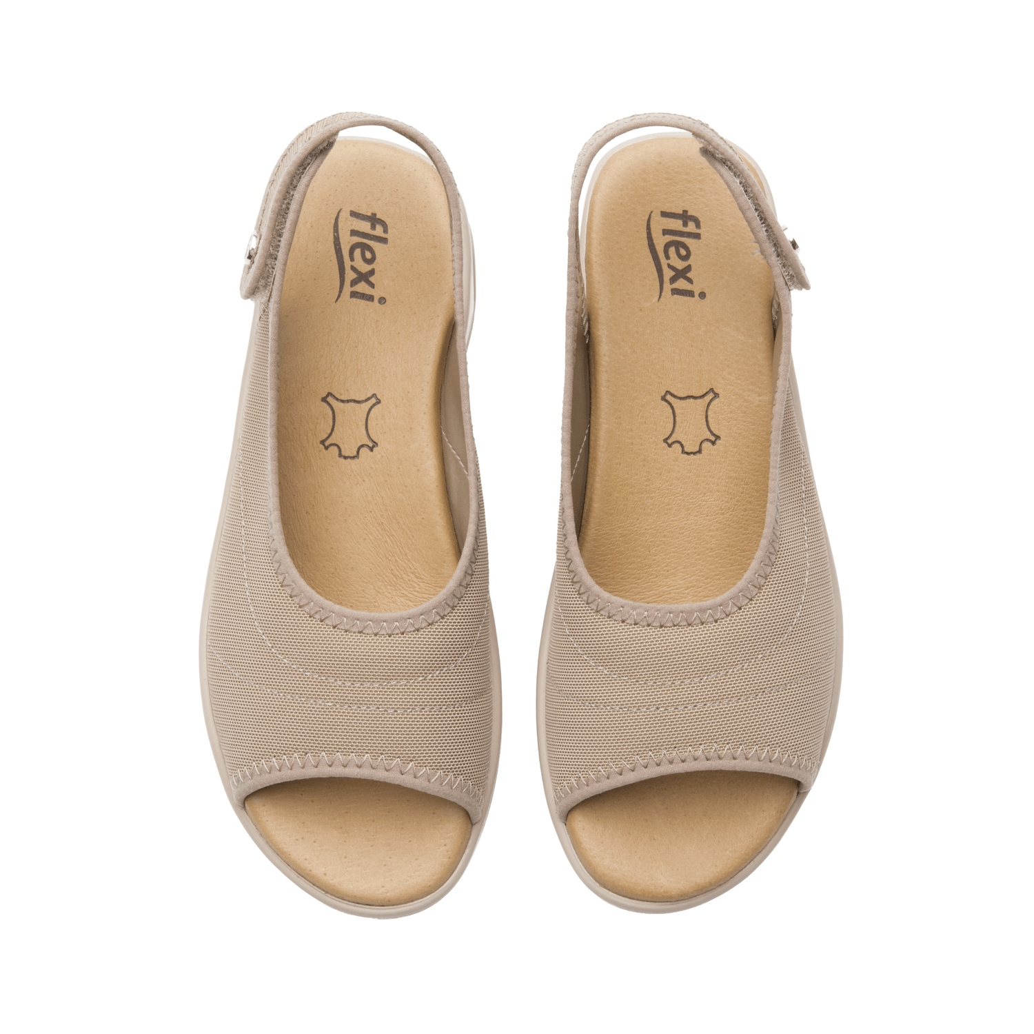 Sandalias Flexi Dama Casual Beige Mujer — imagen 8
