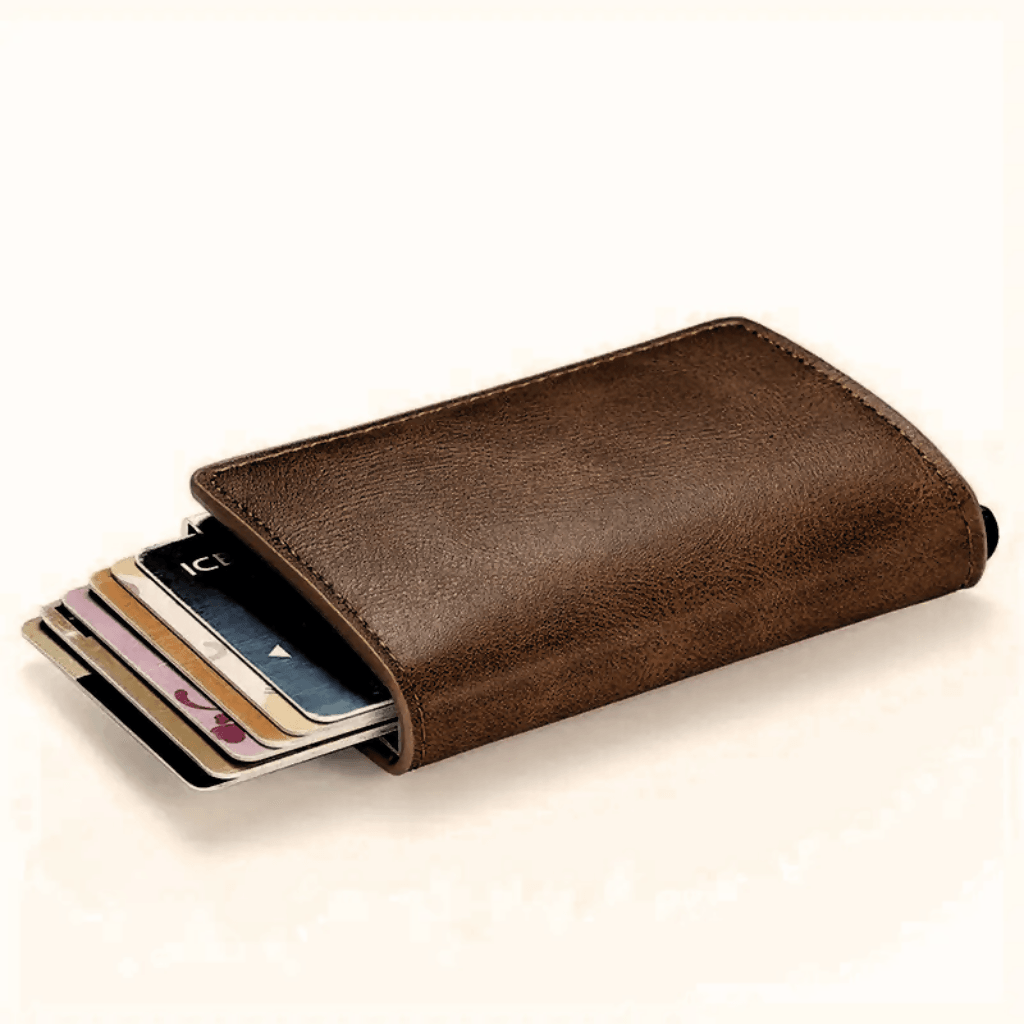 Cartera De Cuero De Pu Casual Con Estuche De Tarjetas — imagen 3