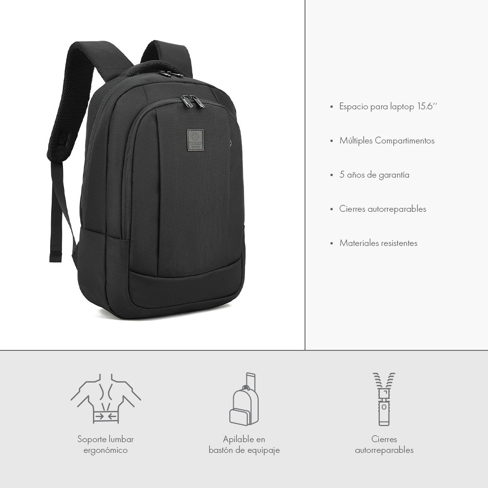 Mochila para laptop CoolCapital Era 15.6" pulgadas Morada — imagen 13