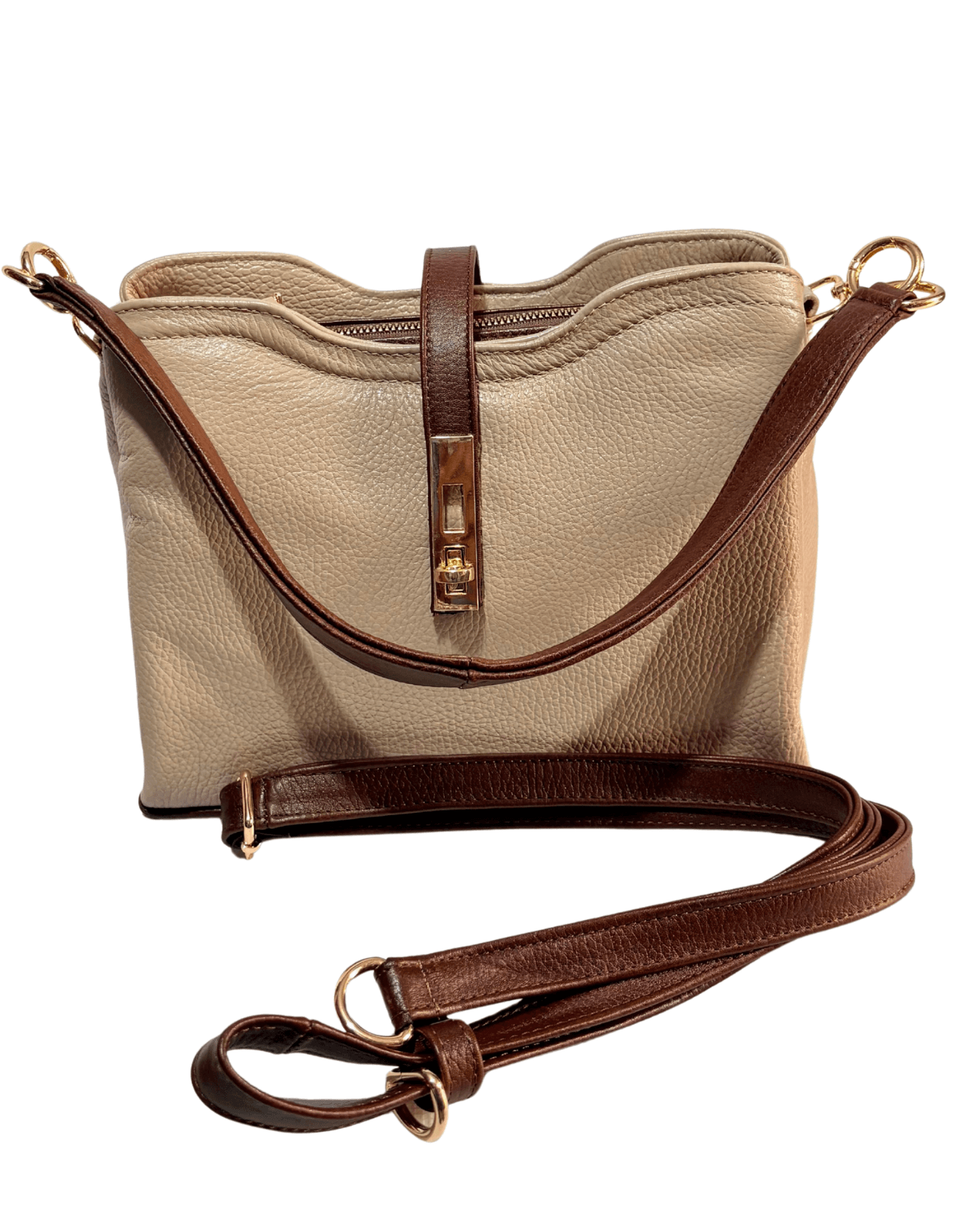 Bolso De Mano Clutch Para Mujer De Piel Legitima Original Samantha — imagen 9