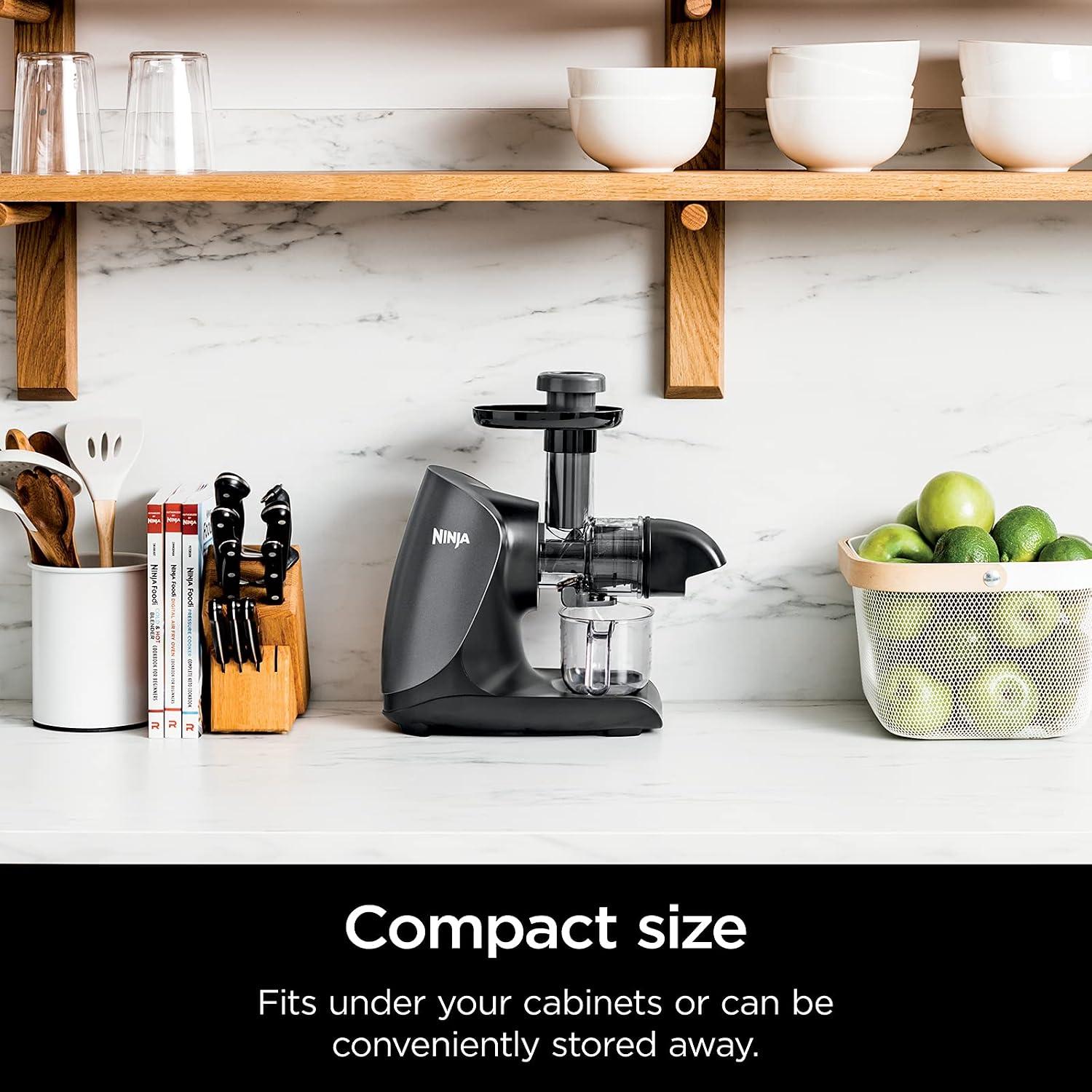 Extractor de Jugos en Frío Ninja Cold Press Juicer Pro Gris con 3 Filtros — imagen 10
